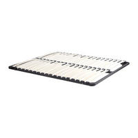 LATTENROST - 2 Personen - metall - schwarz Kalista - Schwarz, Metall (180/200cm) - Vente-Unique