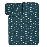 BABY bambu-sängkläder Polis - Mörkblå, Textil (100/135cm) - waldin