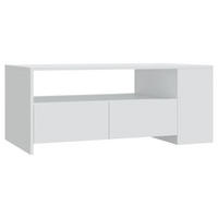 COUCHTISCH Weiß 102x55x42 cm Holzwerkstoff - Weiß, Holzwerkstoff (102/55/42cm) - furnicato