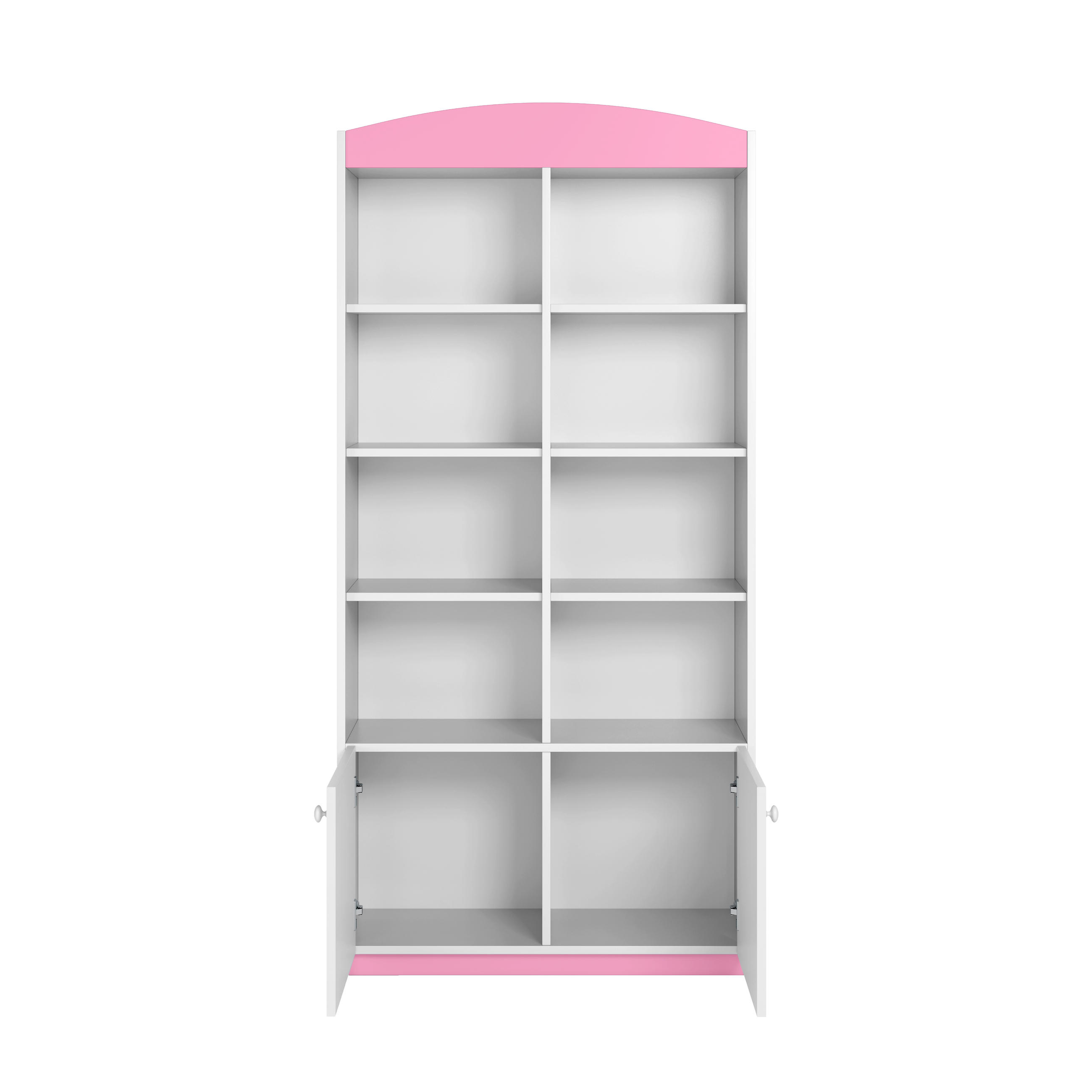 Thumbnail - Kocot Kids Kinderregal, Hellrosa, Holzwerkstoff, 90x180x36 cm, Kinder- & Jugendzimmer, Kindermöbel, Kinderregale
