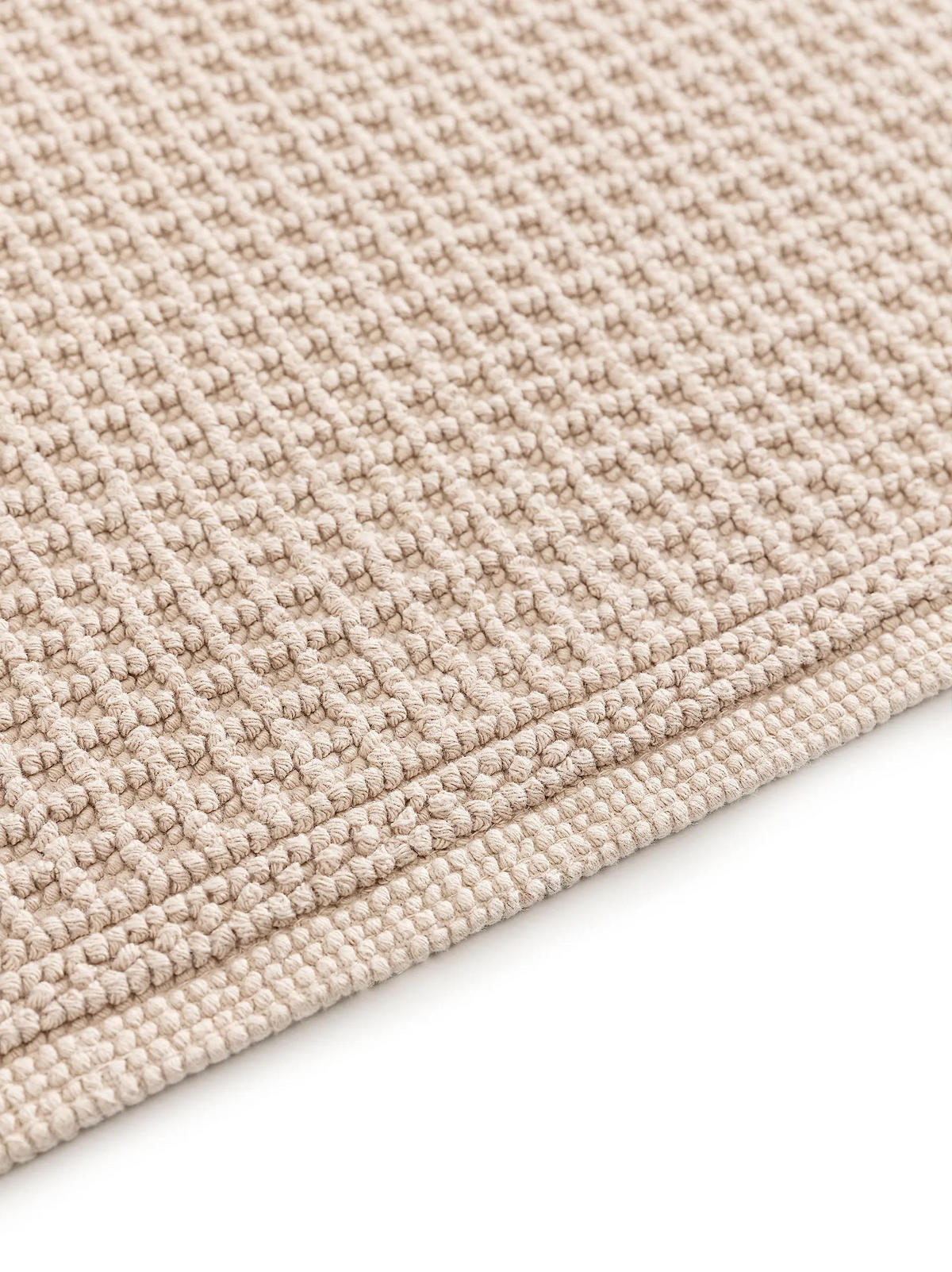 BADEMATTE Jojo Beige 50x80 cm - Beige, Textil (50/80cm) - benuta Nest