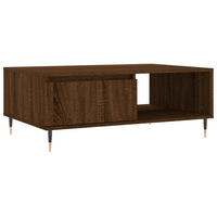 COUCHTISCH Braun Eichen-Optik 90x60x35 cm Holzwerkstoff - Braun, Holzwerkstoff (90/60/35cm) - furnicato