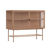 SIDEBOARD, Braun - Braun, Metall (43/90/110cm) - Oviala