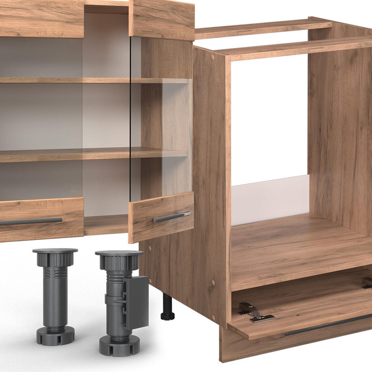 KUCHYŇSKÝ KOUT Fame-Line Zlatý mocný dub - medově dubová, kompozitní dřevo (355/81.6/46cm) - Vicco