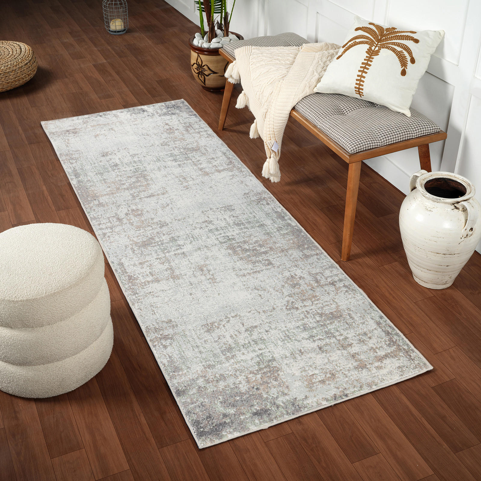 KURZFLORTEPPICH 80/220 cm Braun - Dunkelbraun, Textil (80/220cm)
