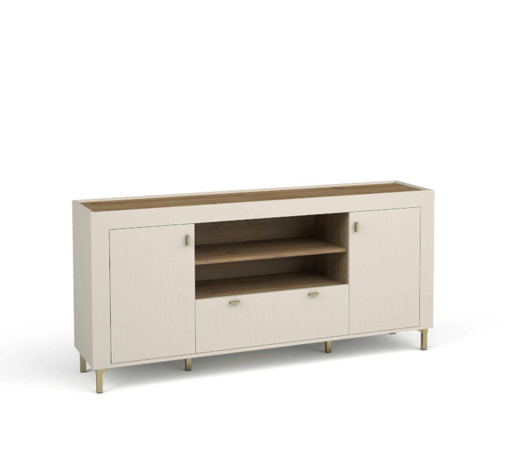 Bettso Kommode Beige 177x84x40 cm