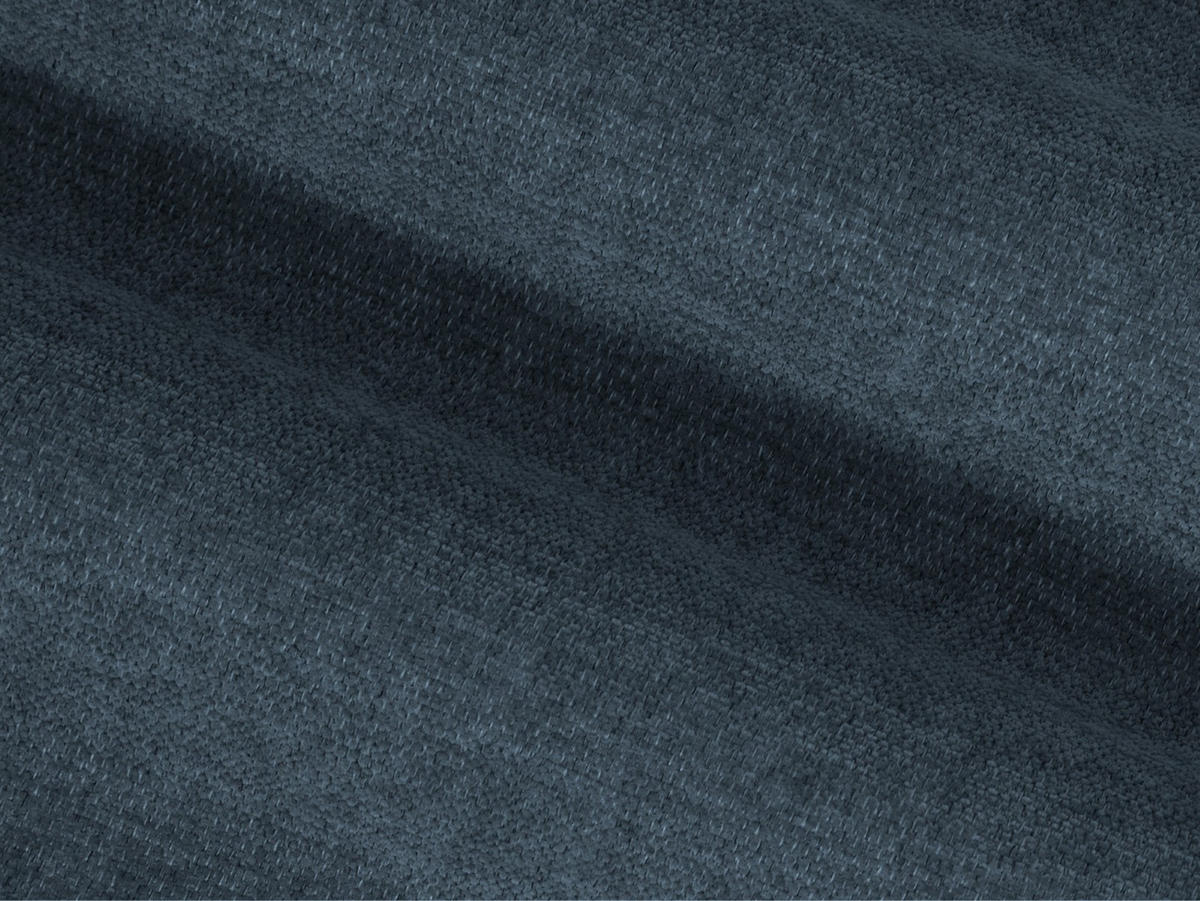 SOFA Lisa aus strukturiertem Stoff dunkelblau 3 Sitzplätze - Dunkelblau, Textil (101/77/216cm) - Micadoni