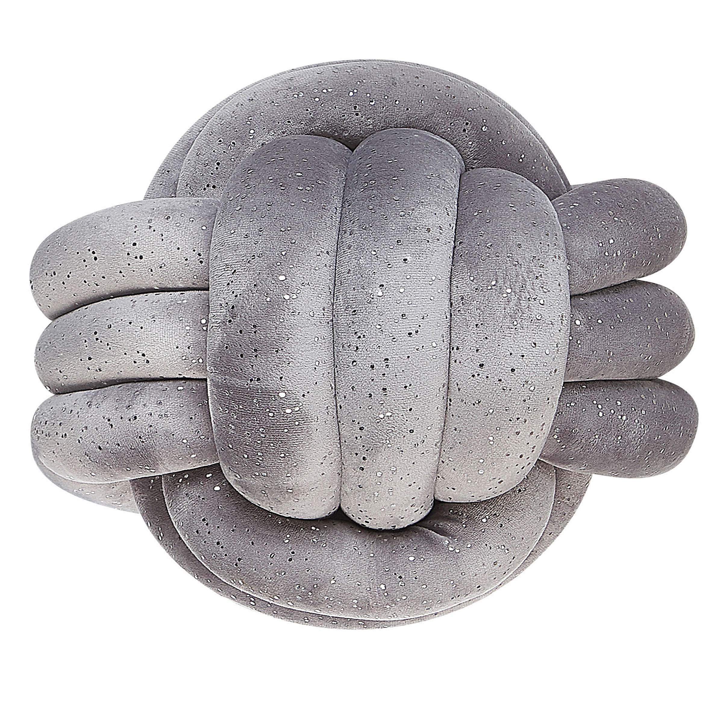 DEKOKISSEN Grau 30/30 cm Malni - Grau, Textil (30/30cm) - Beliani