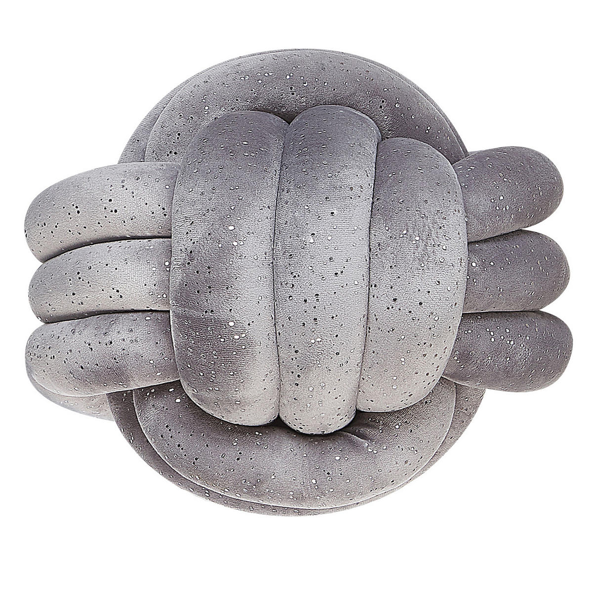 DEKOKISSEN Grau 30/30 cm Malni - Grau, Textil (30/30cm) - Beliani