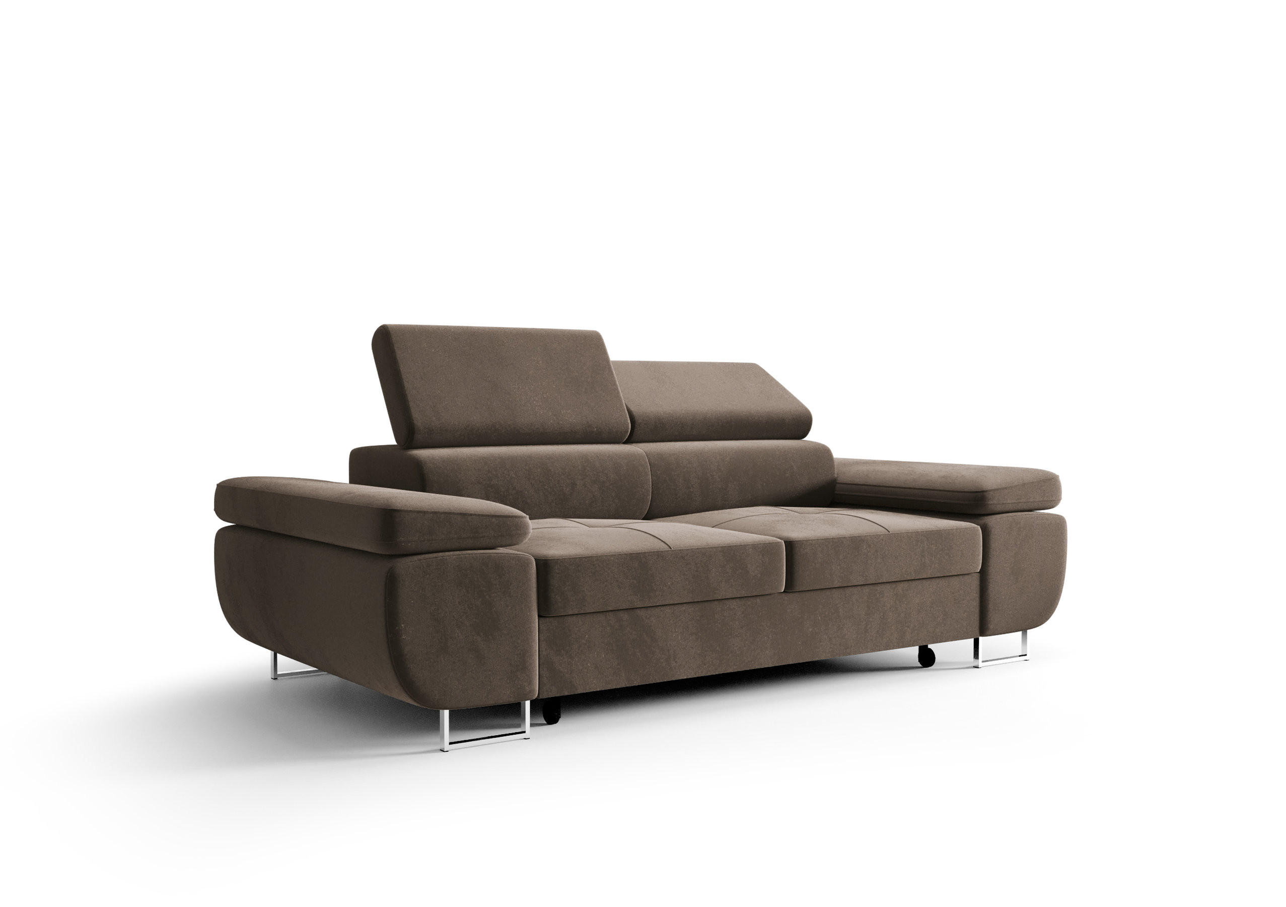 O-Sofa Schlafsofa Braun 208x90x100 cm