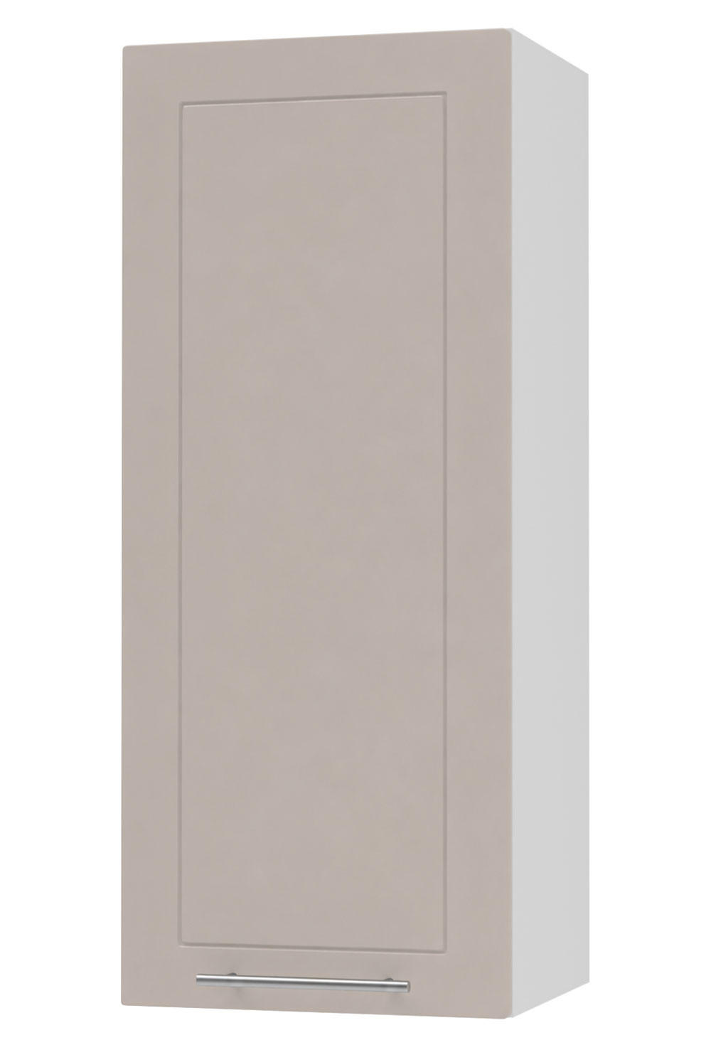 KÜCHENHÄNGESCHRANK Kvantum W4/40 Weiß / Kaschmir Matt 40 / 32,5 / 96cm - Kaschmir/Weiß, Holz/Holzwerkstoff (40/96/32.5cm) - Feldmann-Wohnen