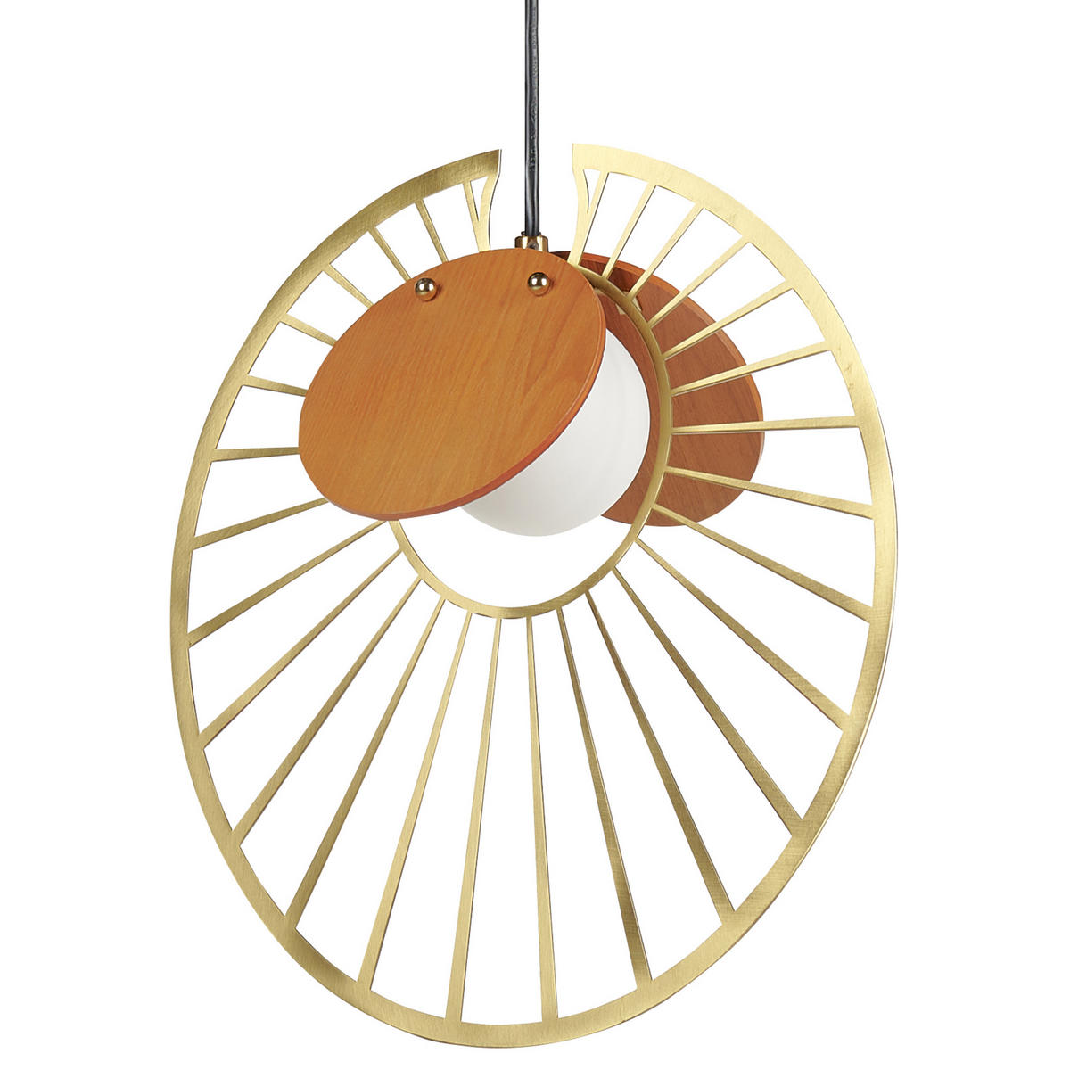 HÄNGELEUCHTE Bargo 10/20/151 cm - Goldfarben, Metall (10/20/151cm) - Beliani