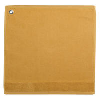 HANDTUCH MIT ÖSE Curl currygelb 50 x 50 cm - Currygelb, Textil (50/50cm) - Winkler