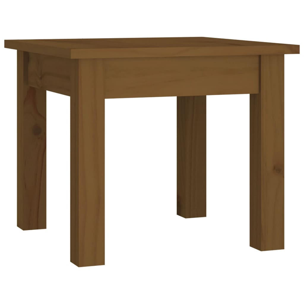 COUCHTISCH Honigbraun 35x35x30 cm Massivholz Kiefer - Braun, Holz (35/35/30cm) - furnicato