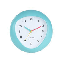 WANDUHR Funky Vibes Ø25,5 cm - Blau, Kunststoff (25/4.4/25cm) - Karlsson