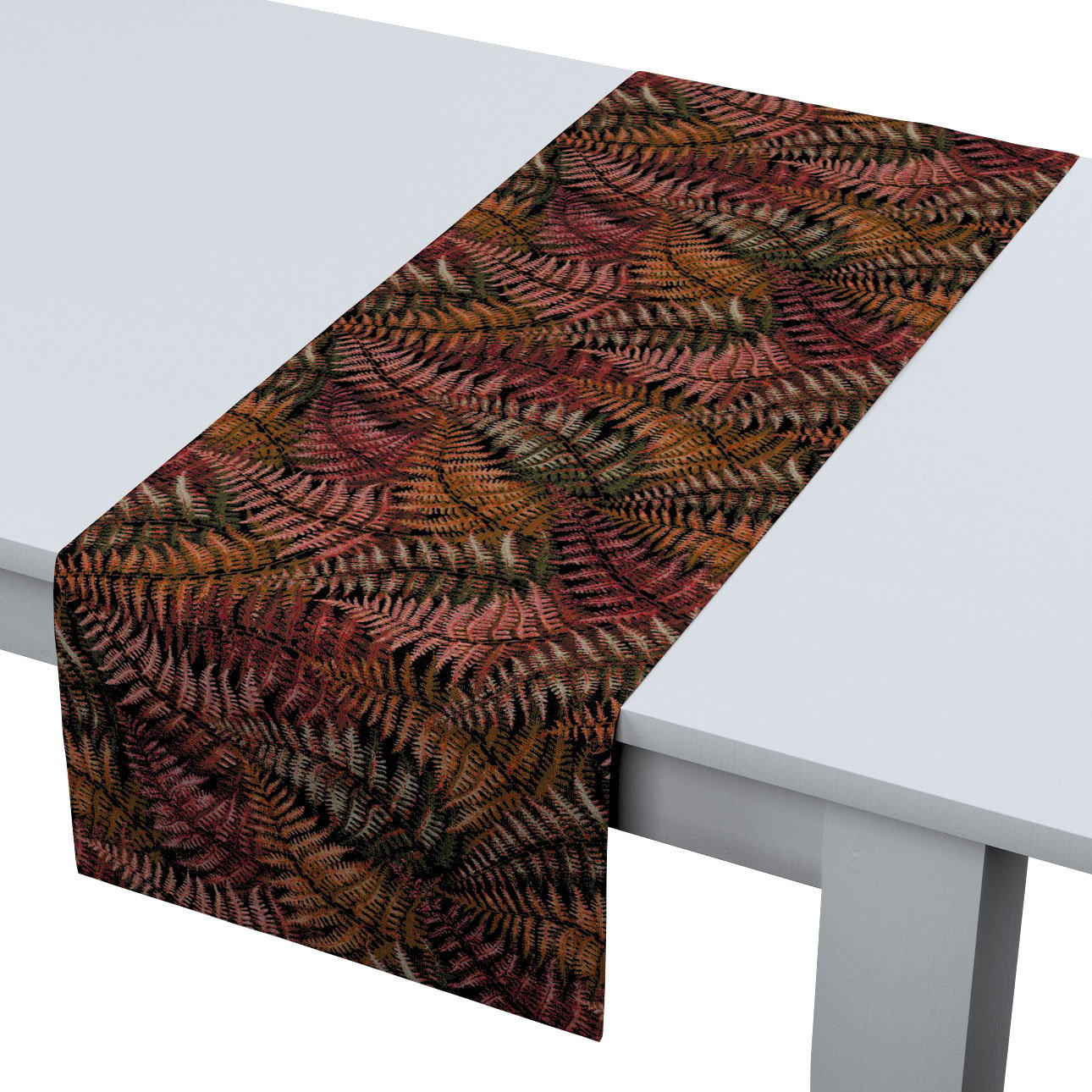 TISCHLÄUFER Intenso Premium, gold und rot, 40x130 cm - Braun, Textil (40/130cm) - Dekoria