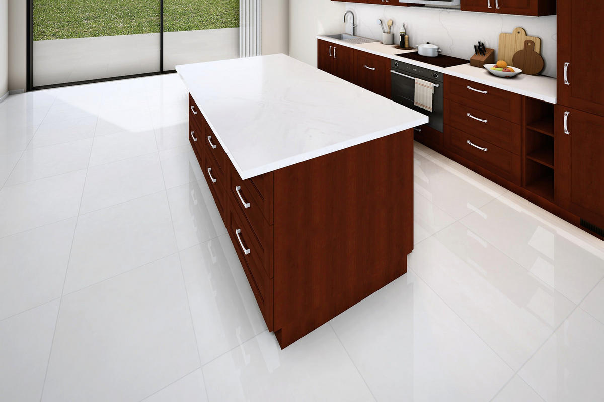 INSELKÜCHE Sycylia Milano Walnuss – 340 cm + Insel 180 cm – K49-G340 - Silberfarben/Nussbaumfarben, Holzwerkstoff/Metall (340/212/60cm) - ROYAL24_MARKT