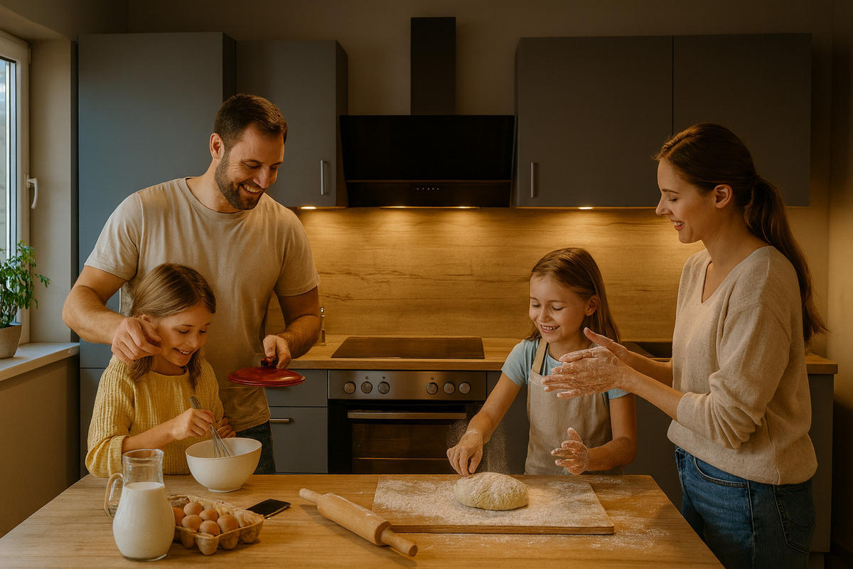 KÜCHENLEERZEILE „Dresden“ 270 cm – ohne E-Geräte – Diamantgrau – mit Zubehör - Edelstahlfarben/Anthrazit, Holzwerkstoff/Metall (270/210/60cm) - GEBA