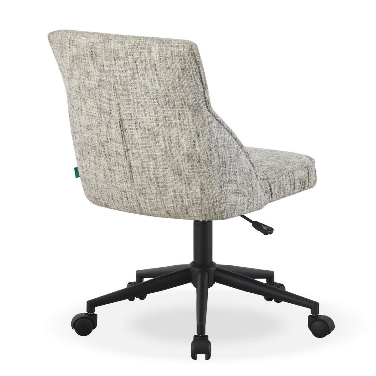 BÜROSTUHL NORA Grau höhenverstellbar 360°drehbar - Schwarz/Grau, Kunststoff/Textil (61/83/64cm) - DUBI Möbel