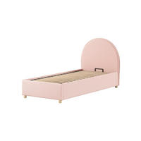 KINDERBETT MOON Rosa 98x214x105 cm - Pink, Holz - FURNLUX