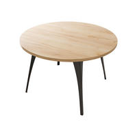 COUCHTISCH Frida - Eichefarben/Schwarz, Holzwerkstoff/Metall (75/75/45cm) - MIRJAN24