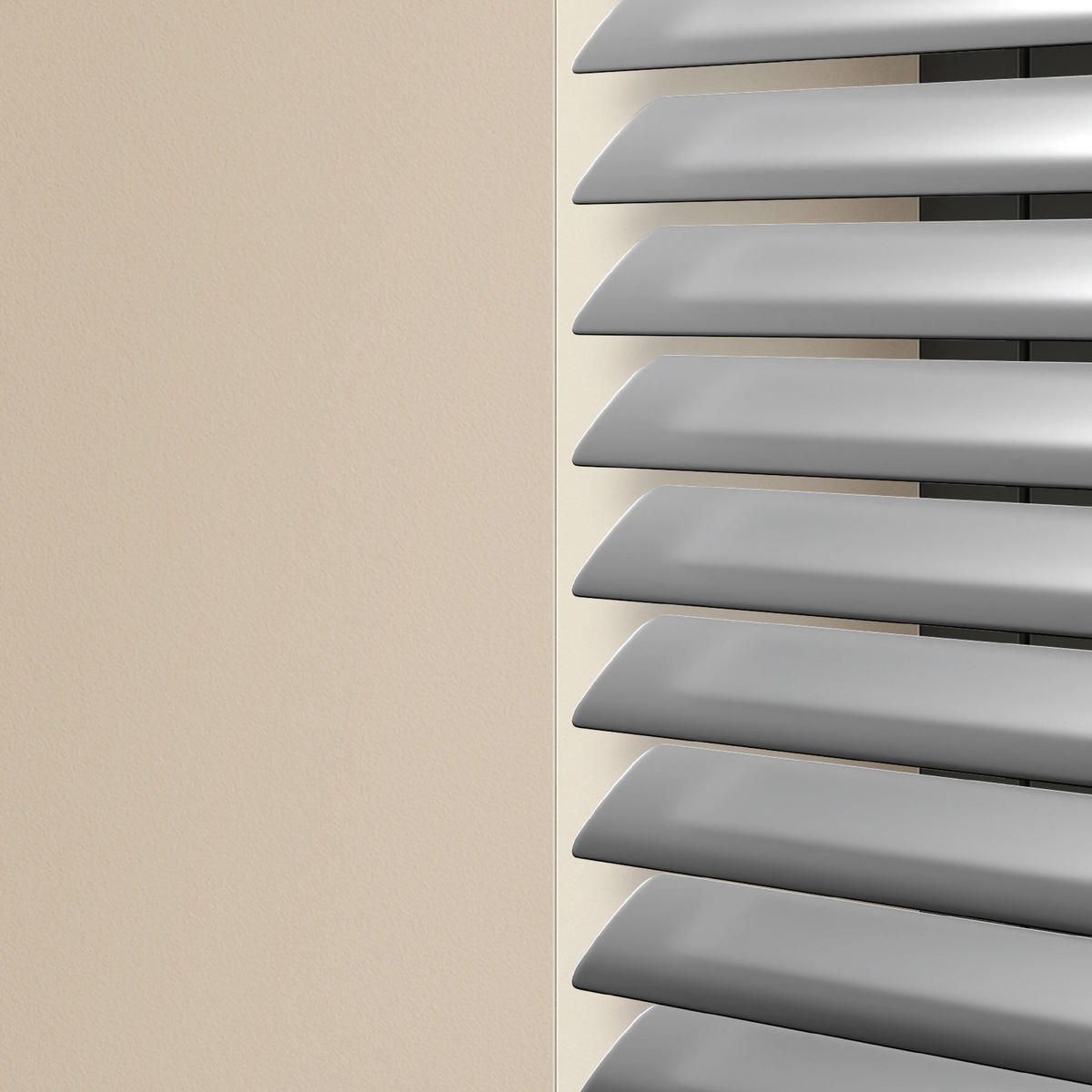 ALU-JALOUSIE SolDecor JA2 90x220cm Silber glänzend - Chromfarben, Metall (90cm) - Sol Royal