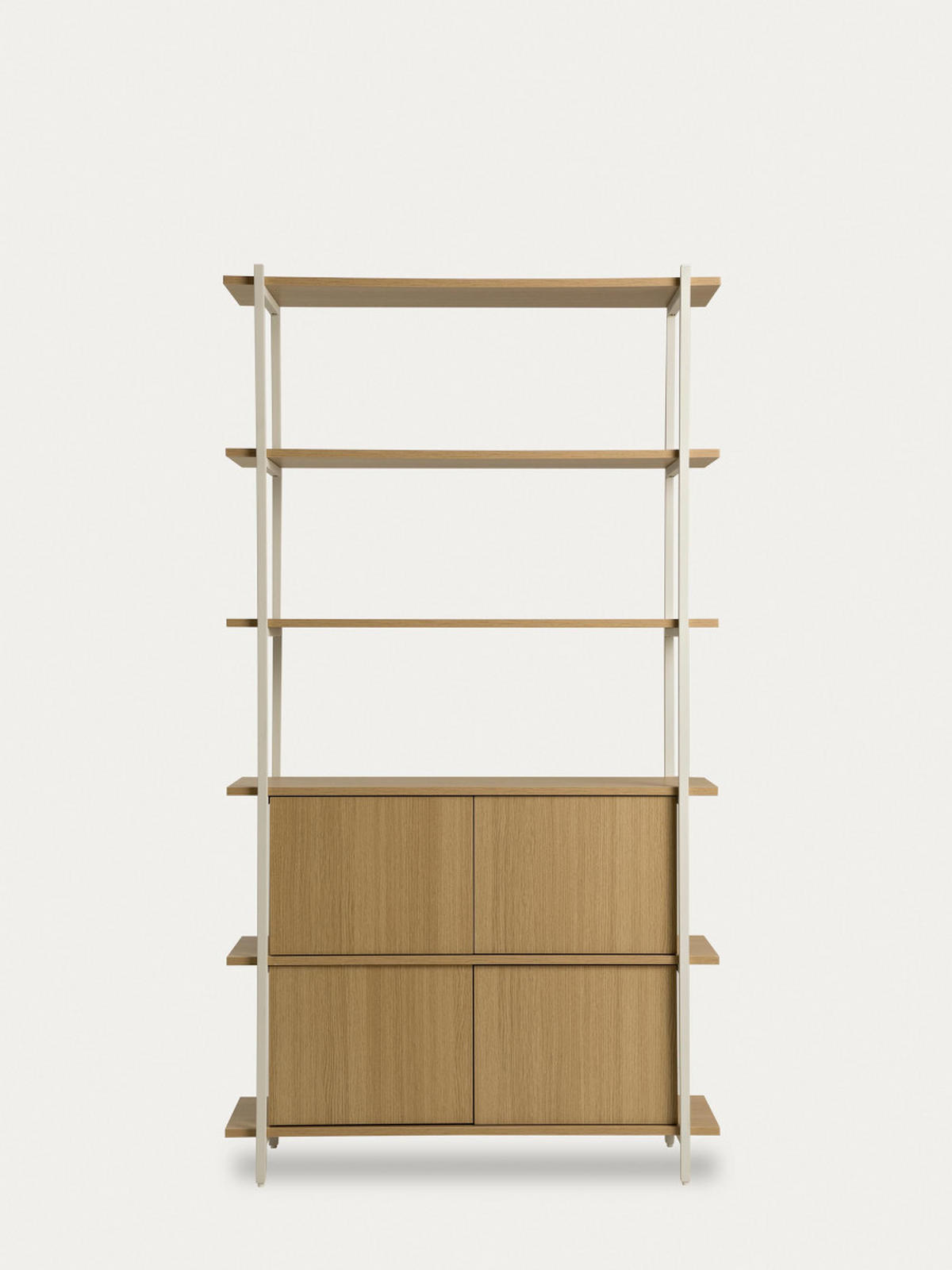 BÜCHERREGAL Darel Natur 105.8 cm x 197 cm - Braun, Holzwerkstoff (105/197/34cm) - Kenay Home