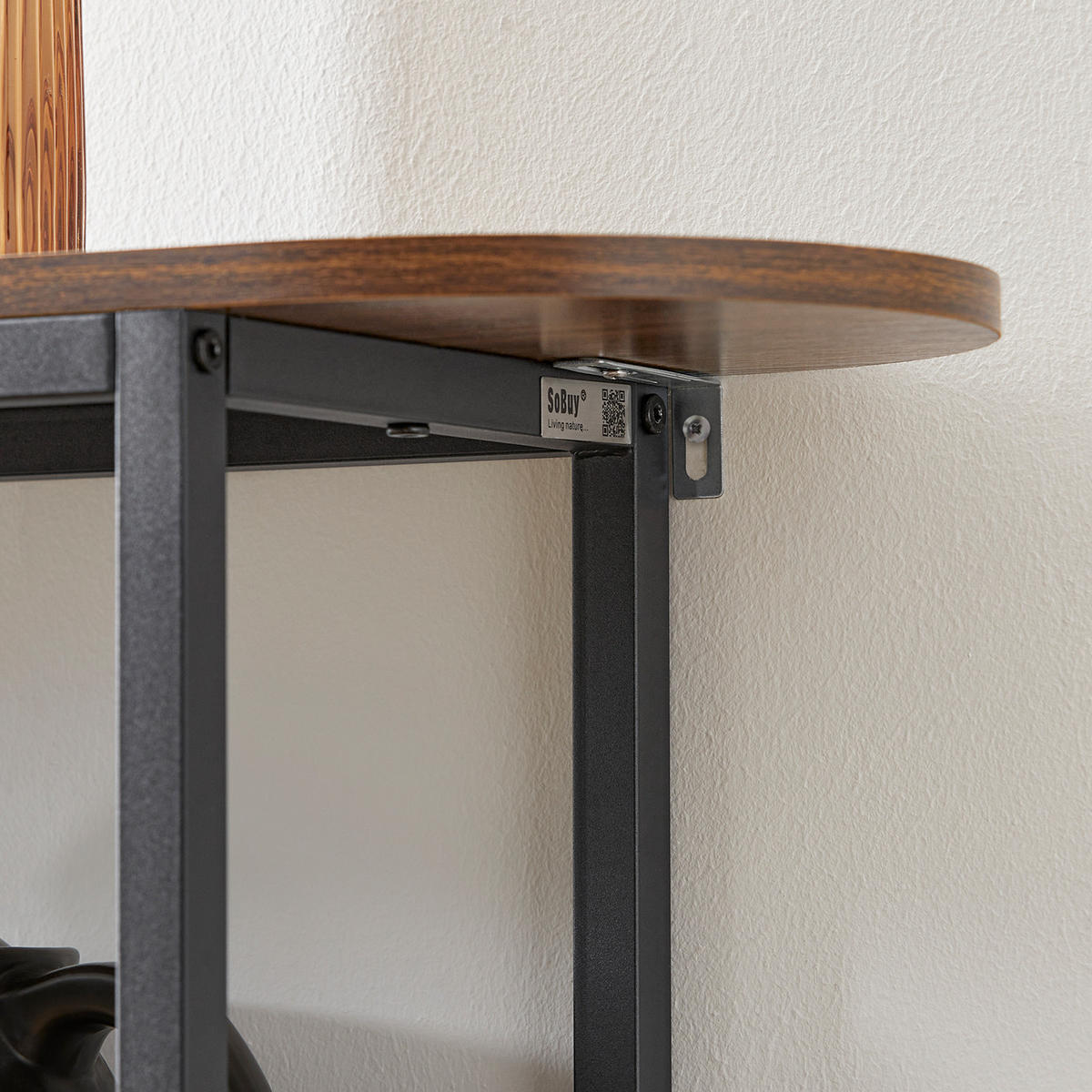 KONSOLENTISCH Natur - Braun, Holzwerkstoff (25/110/86cm) - SoBuy