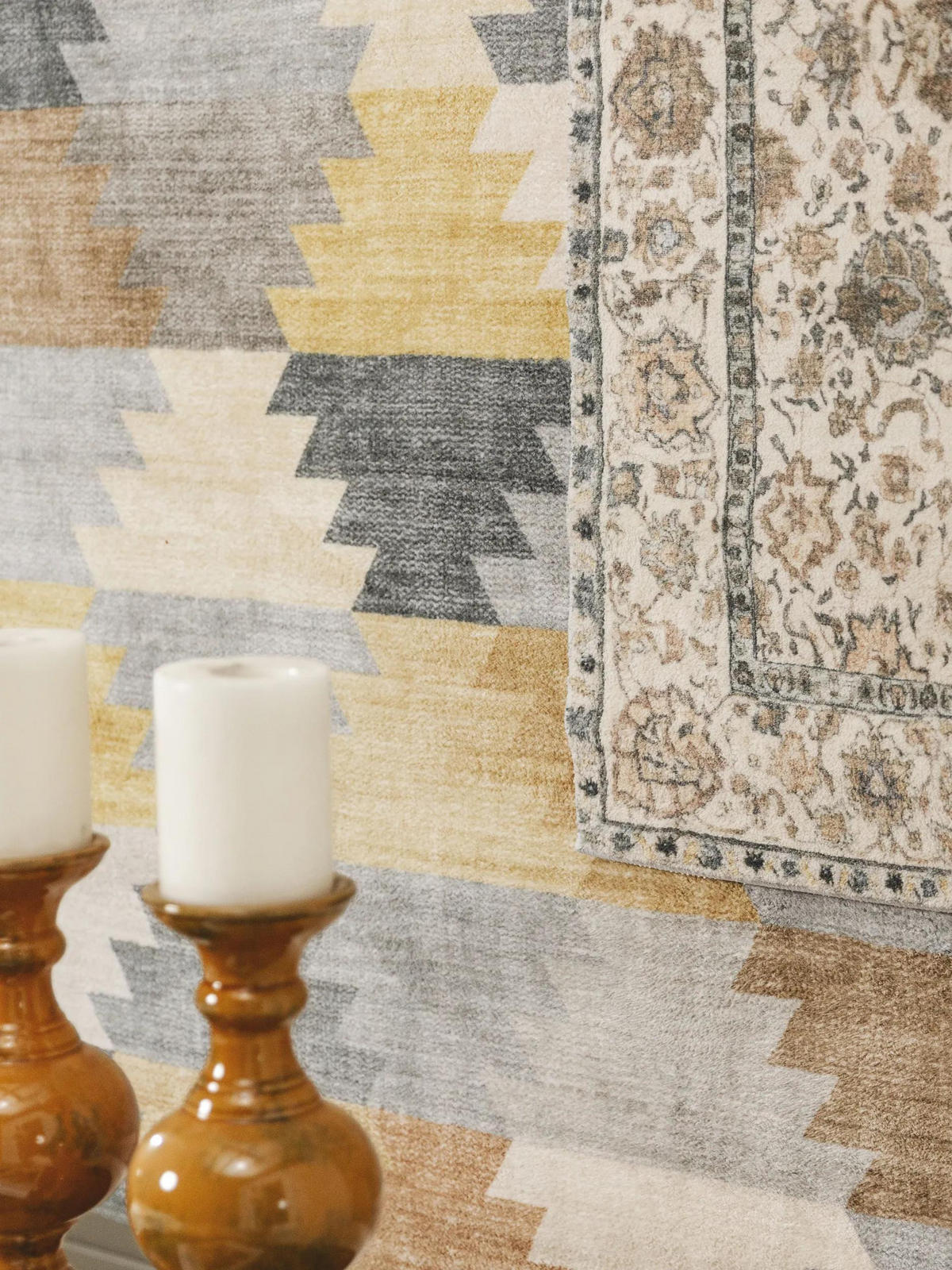 LÄUFER Mara Beige 80x240 cm - Beige, Kunststoff/Textil (80/240cm) - benuta Pop