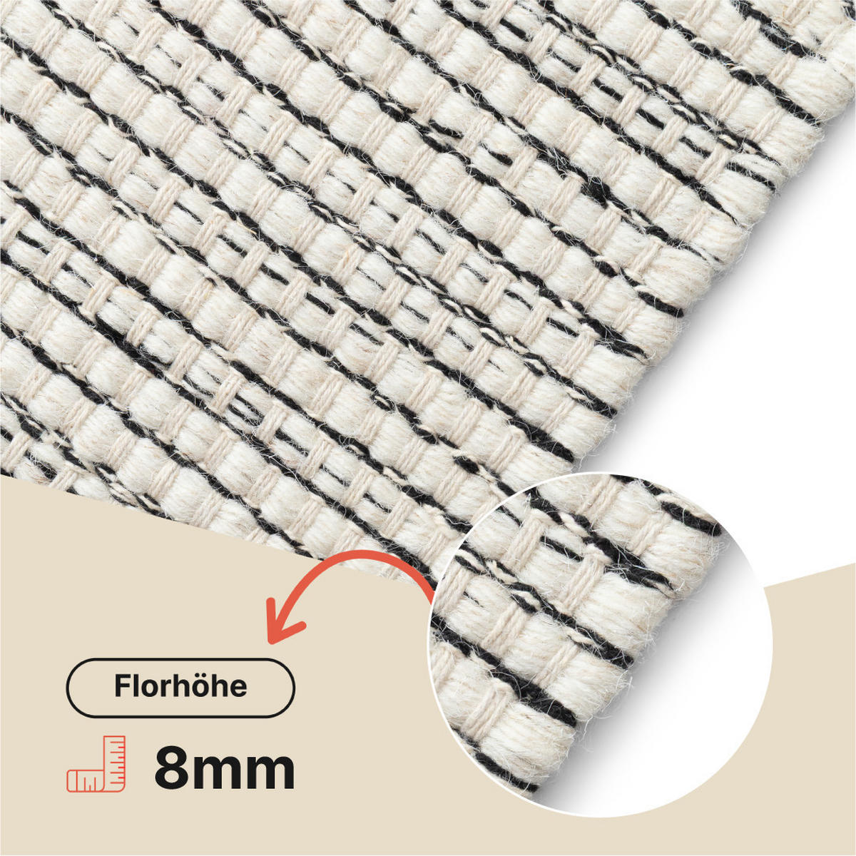 TEPPICH LONI Beige 200/300 cm - Beige, Textil (200/300cm) - Tapiso