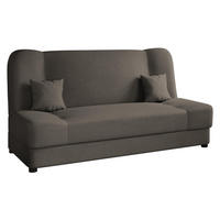 SCHLAFSOFA Jonas - Hellbraun, Holz/Textil (195/86/87cm)