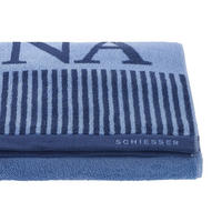 SAUNATUCH Rom - 75x200 cm - Hellblau - Hellblau, Textil (75/200cm) - SCHIESSER