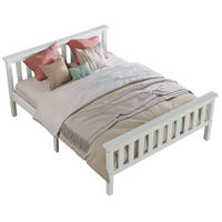 POLSTERBETT 140/200 cm mit Lattenrost,stabile Kiefer-MDF-Konstruktion, Weiß - Weiß, Holzwerkstoff (140/200cm) - Redom