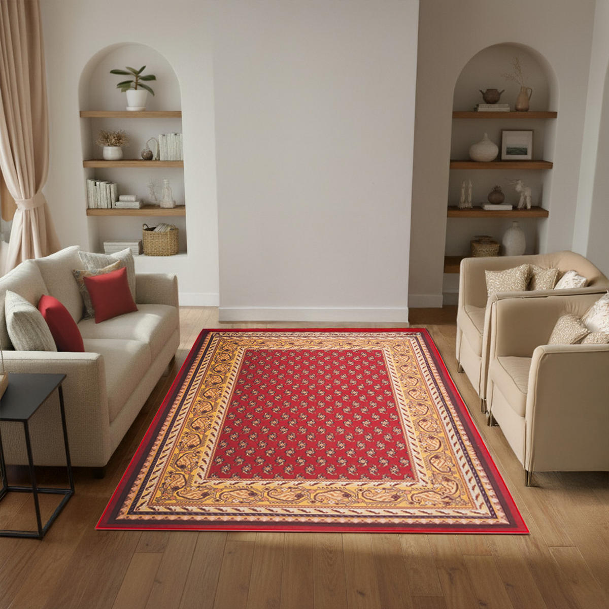 TEPPICH NORA Rot 70/150 cm - Rot, Textil (70/150cm) - Tapiso