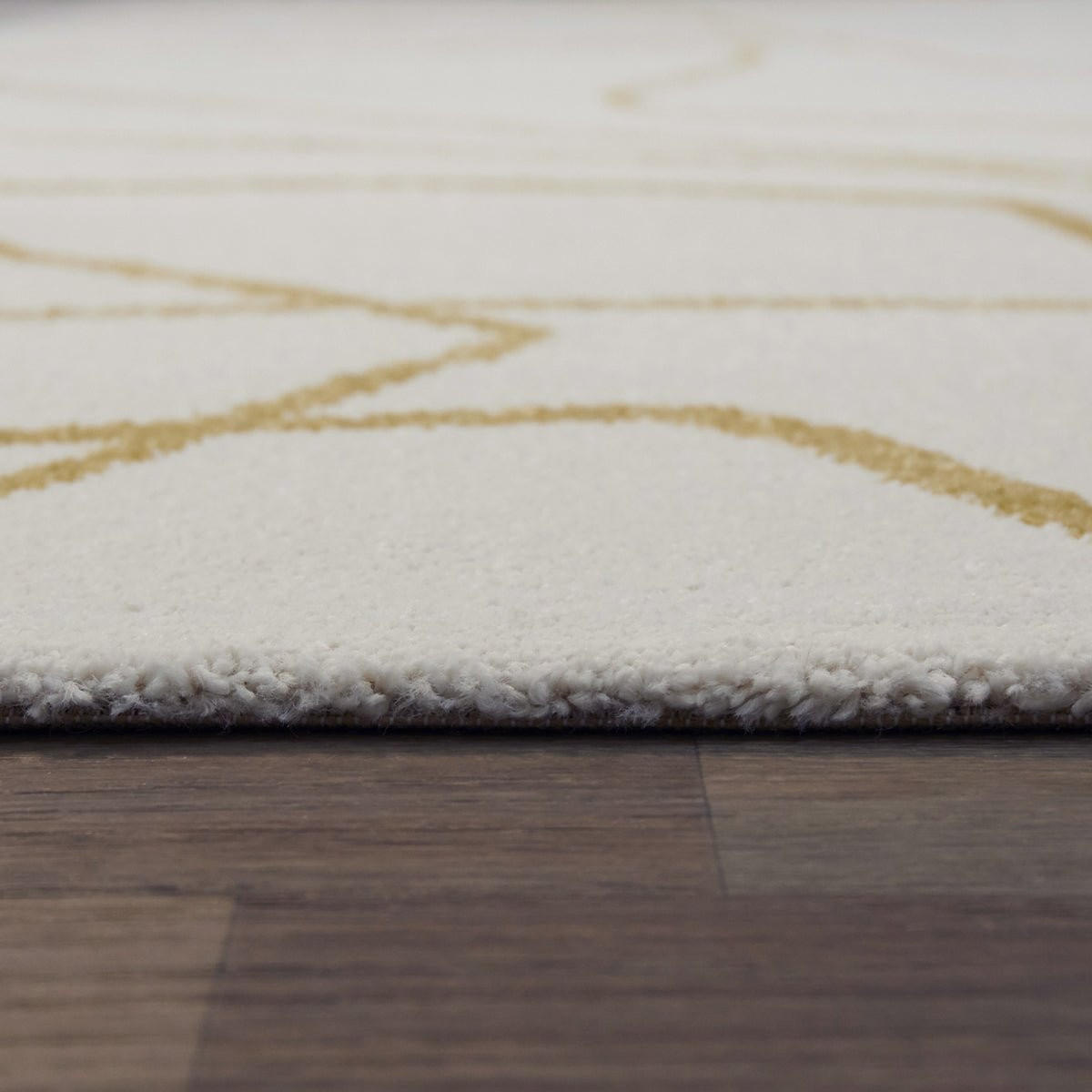 TEPPICH Designer weich gelb gelb - Gelb, Textil (120/170cm) - AFK Living