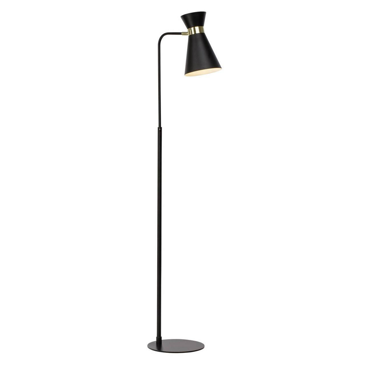 STANDLEUCHTE Goldy 52870/06 - Schwarz, Metall (43/25/148.5cm) - Brilliant