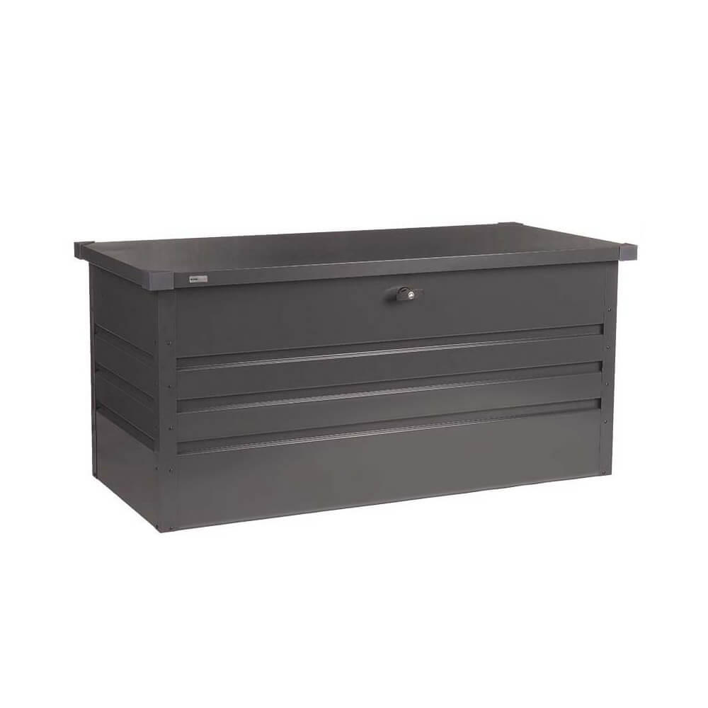 METALLAUFBEWAHRUNGSBOX MEGABOX XXL - Größe: 600L - Anthrazit, Metall (64/62/158cm) - Home Deluxe