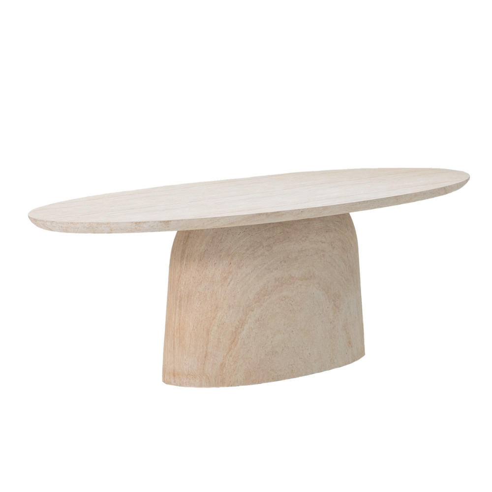 Giga Meubel Esstisch Beige 100x74x200 cm