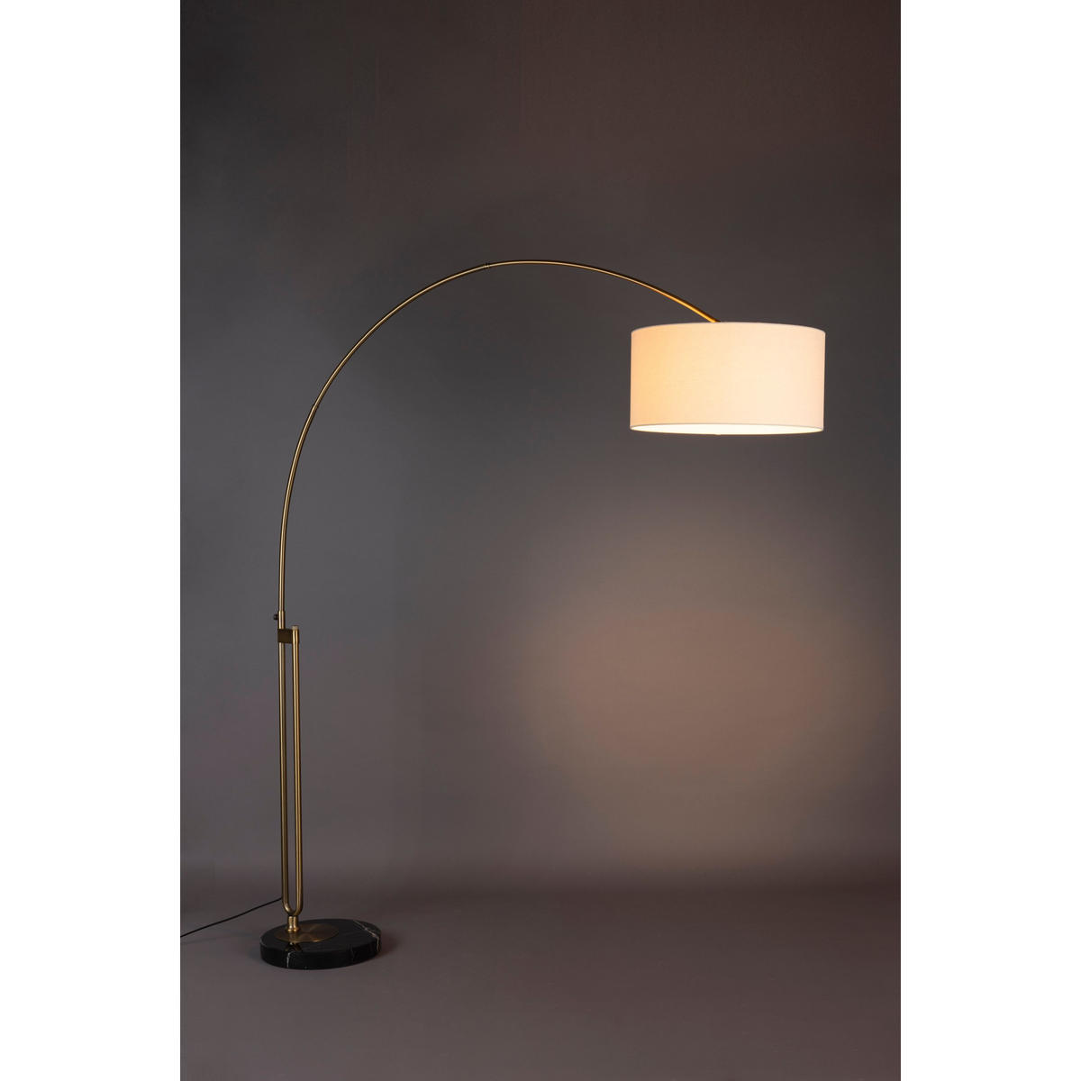 STEHLAMPE Archie - Goldfarben, Metall (182/50/212cm) - Dutchbone