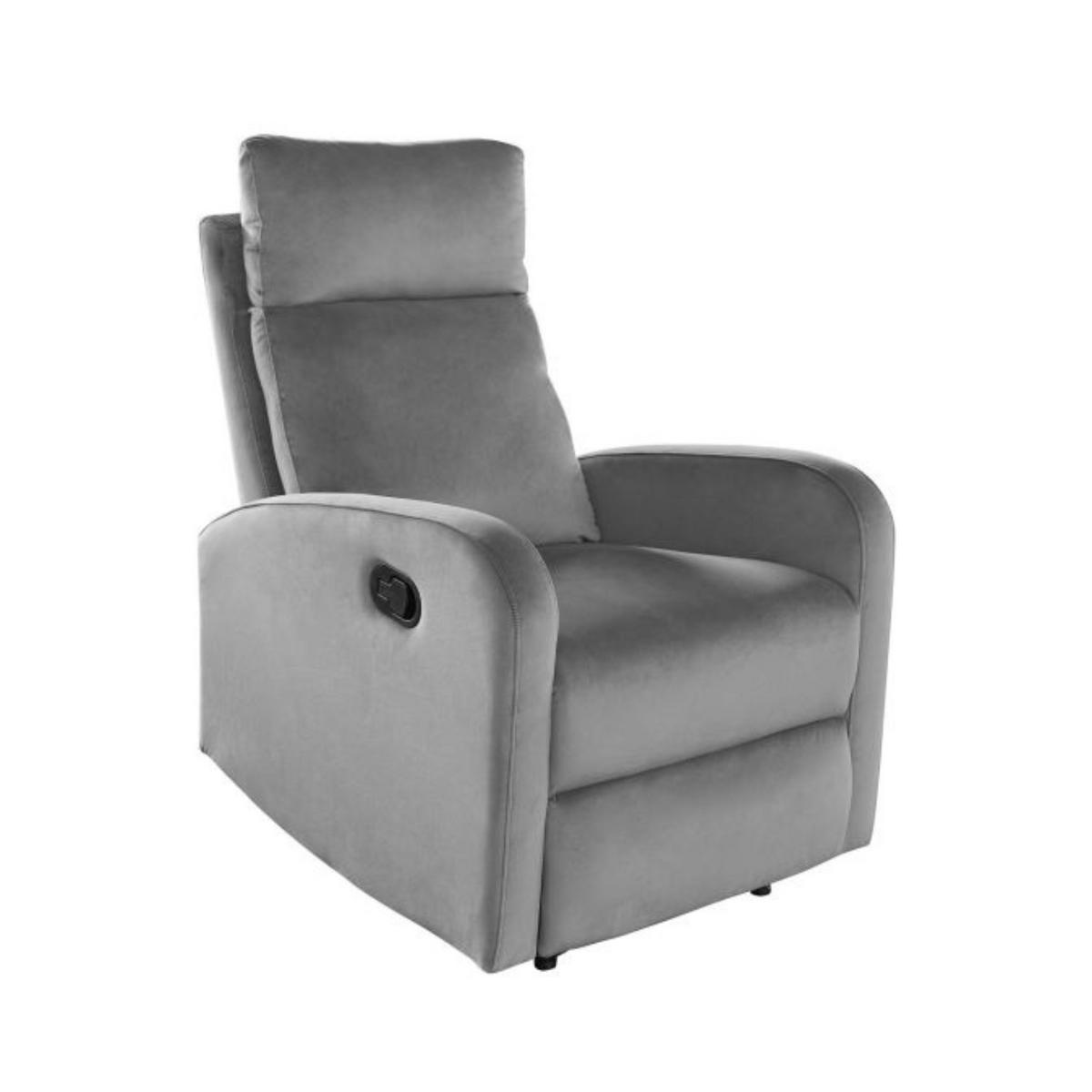 RELAXSESSEL ZYGGI II, elektrischer Polstersessel - Grau, Textil (67/103/74cm) - Lookway