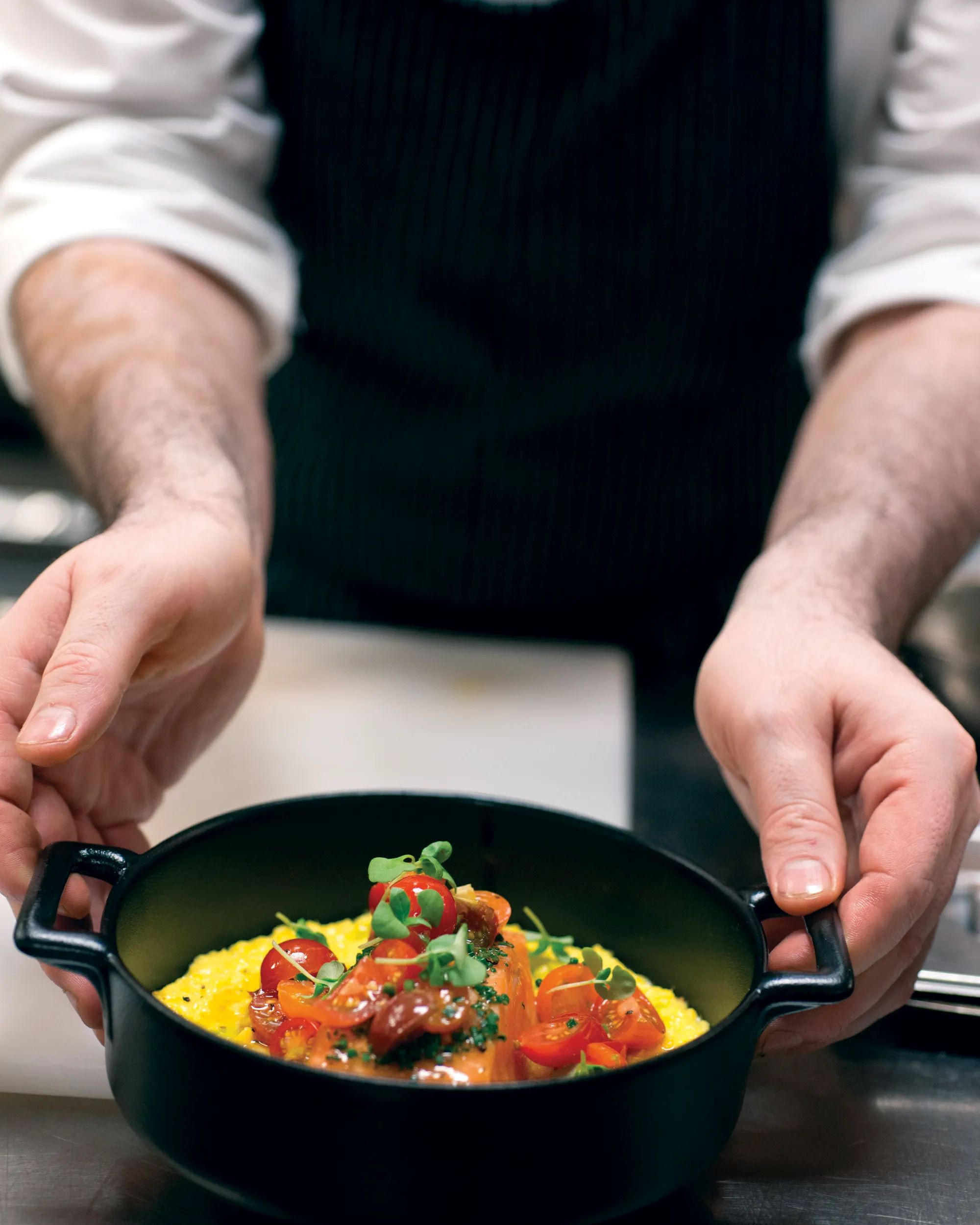 VORSPEISE- DESSERTSCHALE 29 cl Gusseisenoptik - Schwarz, Keramik (12cm) - Revol Porcelaine France