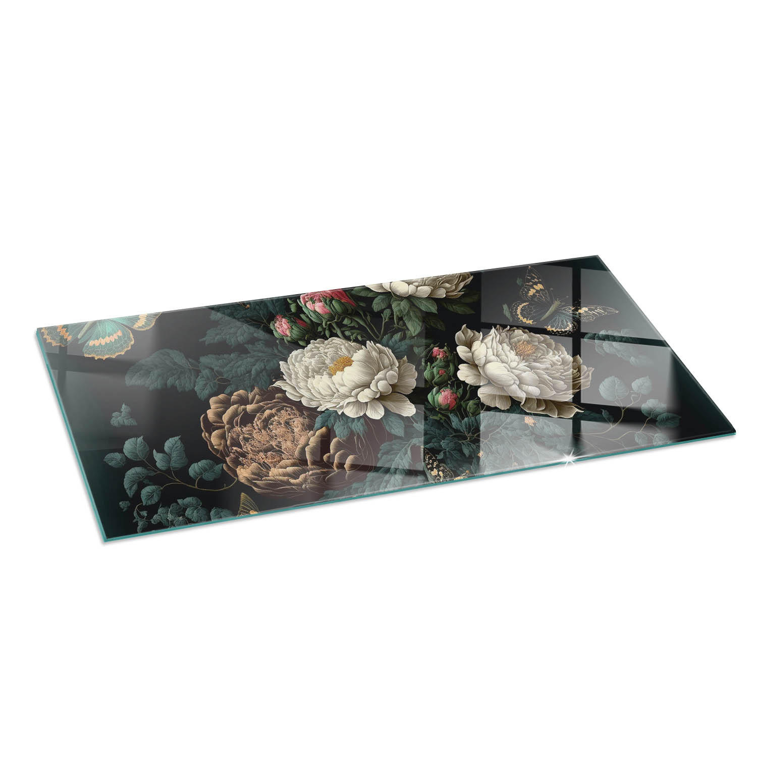 ArtPrintCave Glasplatte Grün 125x50x0.4 cm
