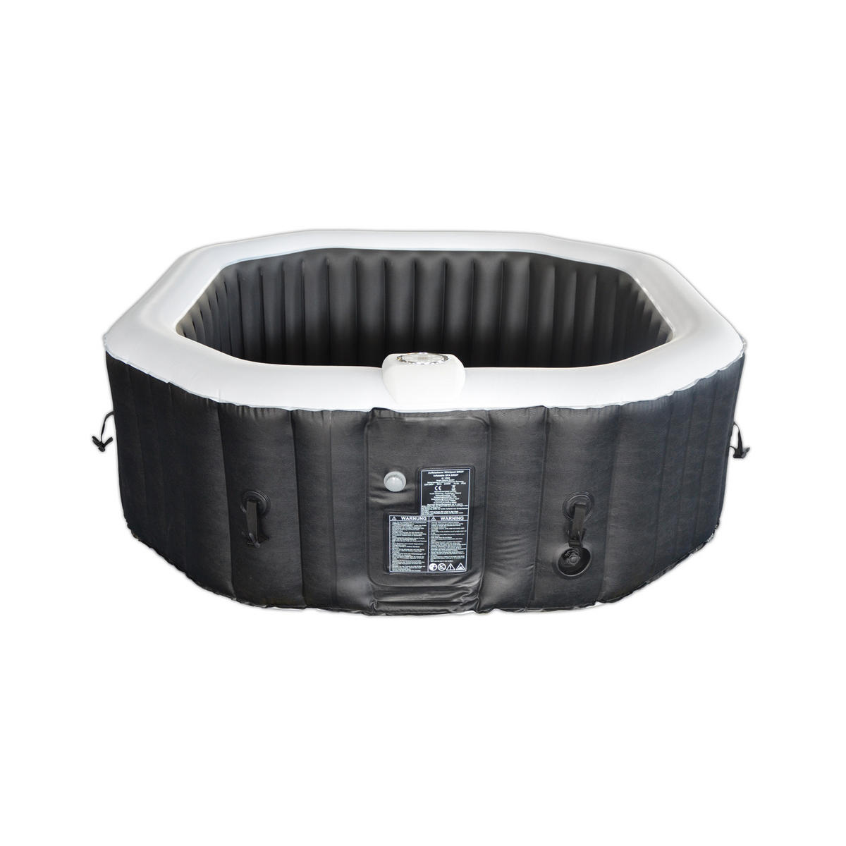 WHIRLPOOL DROP - Schwarz, Kunststoff (185/65/185cm) - Home Deluxe