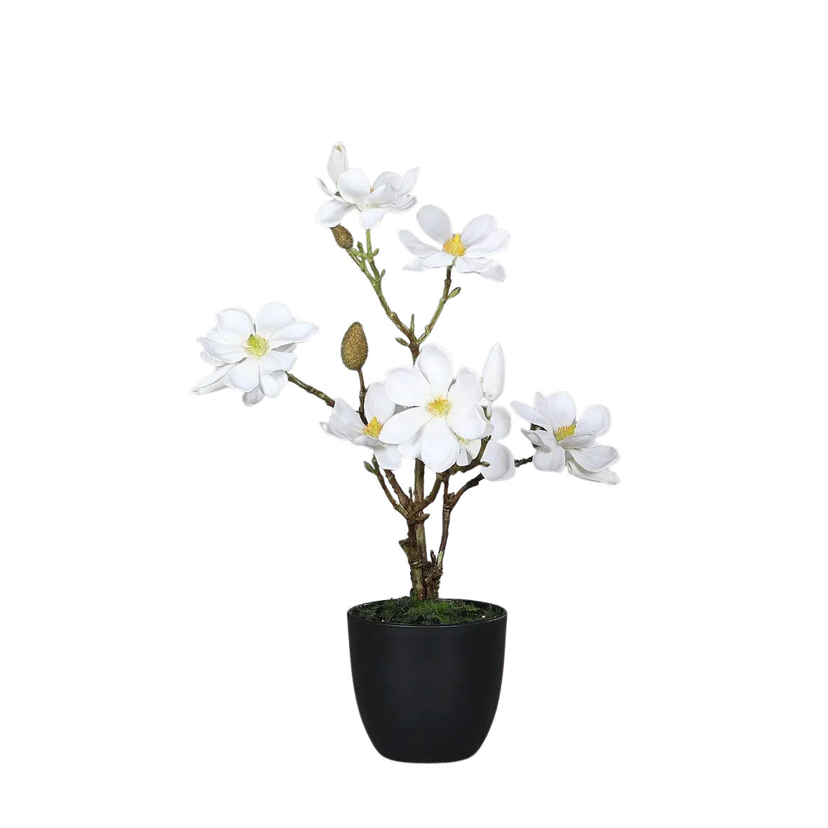 MAGNOLIEN Künstliche Magnolie - Elia 45 cm - Creme, Kunststoff (45cm) - aplanta