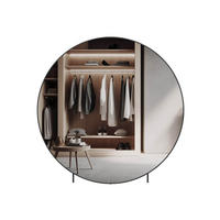 SPIEGEL KALI - 140 x 140 cm - Schwarz, Glas (140/140/2cm) - Home Deluxe