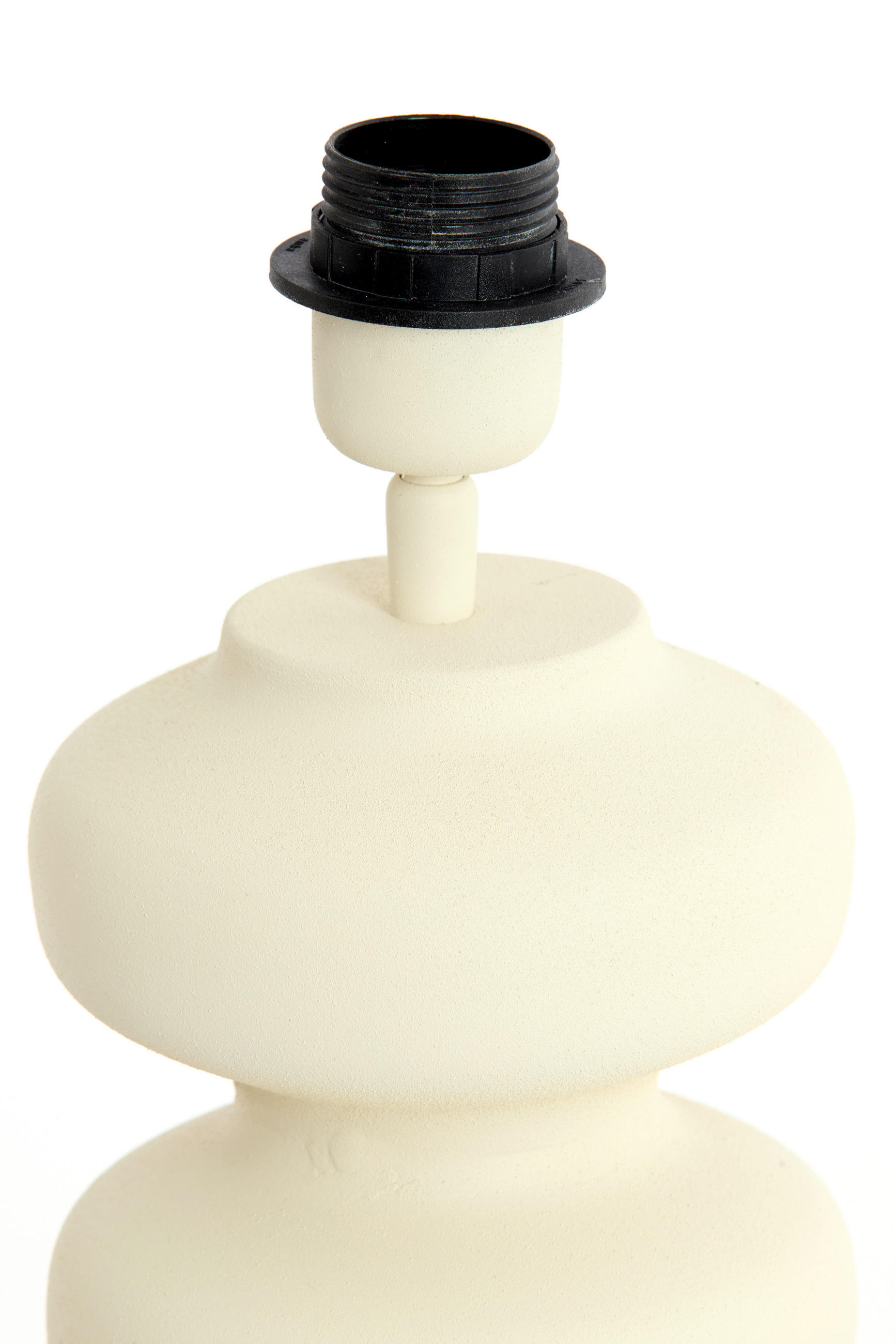 LAMPENFUSS Soroca Weiß Ø15/24 cm - Weiß, Metall (15/15/24cm) - Light & Living