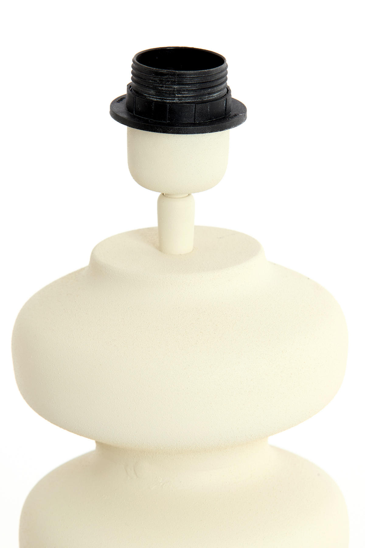 LAMPENFUSS Soroca Weiß Ø15/24 cm - Weiß, Metall (15/15/24cm) - Light & Living