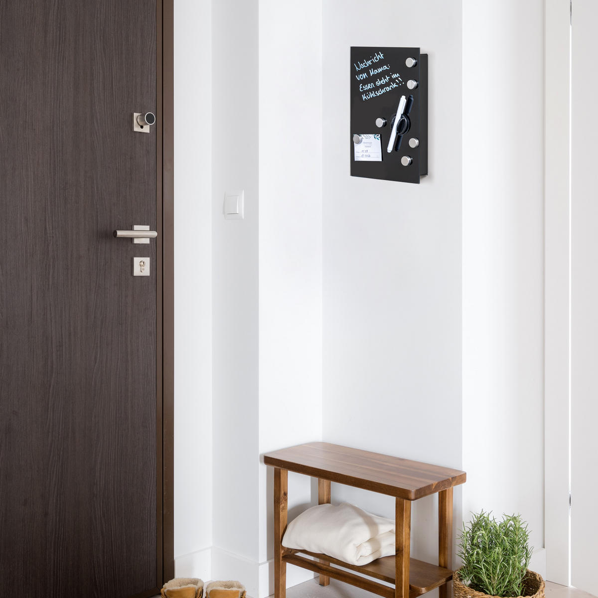 WHITEBOARDMARKER 5tlg. - Weiß, Kunststoff (1.5/13.5/1.5cm) - bremermann