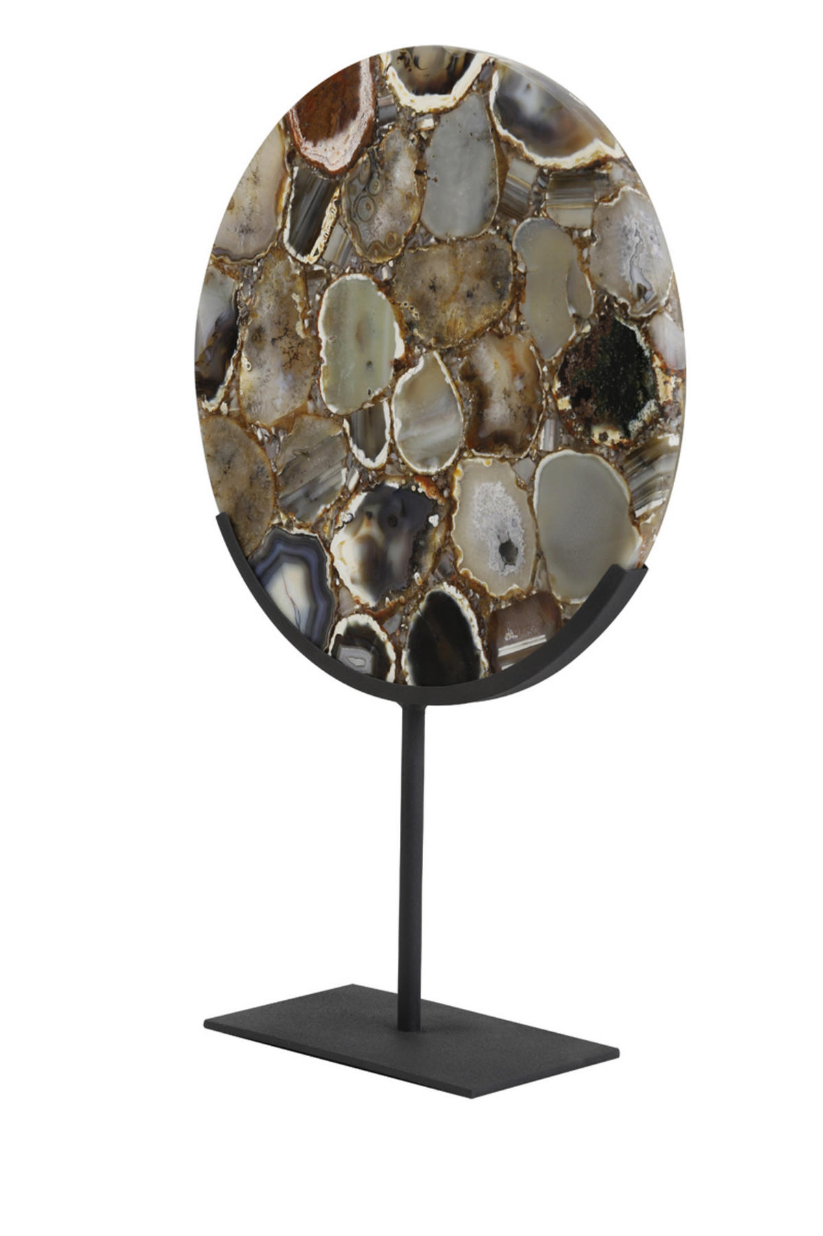 ORNAMENT Gouya Braun Ø35/50 cm - Braun, Stein (12/50/35cm) - Light & Living