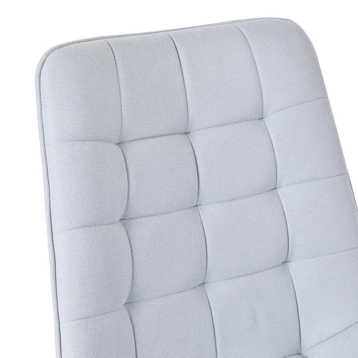 ESSZIMMERSTUHL-SET 4 Stück mit Drehfunktion aus Stoff(YZ4) - Hellblau, Textil (53/85.5/62cm) - HOMAVO